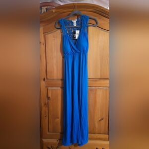 Allison Brittney Royal Blue Maxi Dress